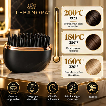 Lebanora™ Brosse Lissante Professionnelle