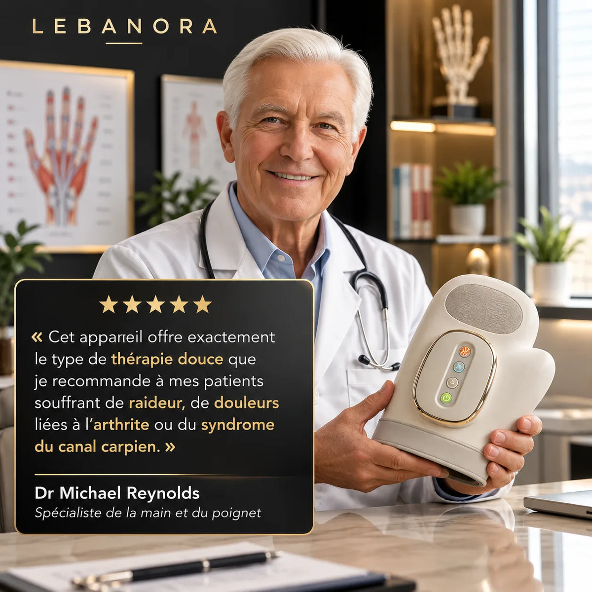 Lebanora™ Masseur Thérapeutique des Mains